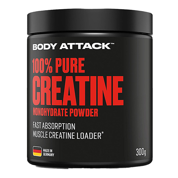 کراتین بادی اتک 300 گرمی BODY ATTACK 100% PURE CREATINE - SAYRO FIT