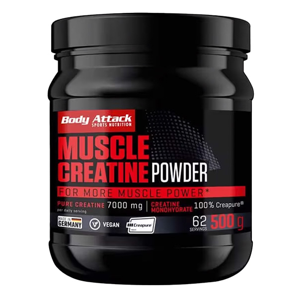 ماسل کراتین بادی اتک 500 گرم Body Attack Muscle Creatine - SAYRO FIT