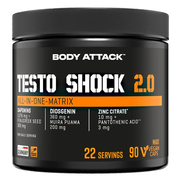 تست شوک 90 کپسولی بادی اتک | 2.0 Test Shock Body Attack  - SAYRO FIT