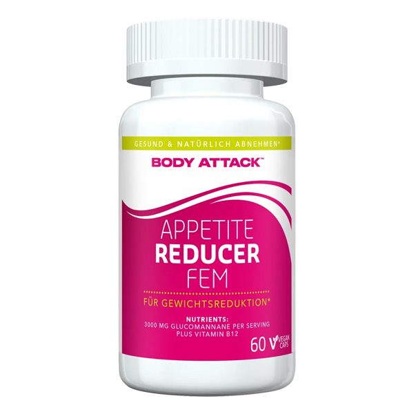 کاهش دهنده اشتها زنانه بادی اتک 60 عددی body attack Appetite Reducer Fem - SAYRO FIT