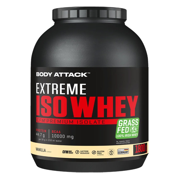 اکستریم وی ایزوله بادی اتک 1800 گرم | Body Attack Extreme Iso Whey - SAYRO FIT
