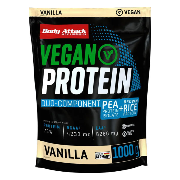 پروتئین وگن بادی اتک | body attack Green Vegan Protein - SAYRO FIT