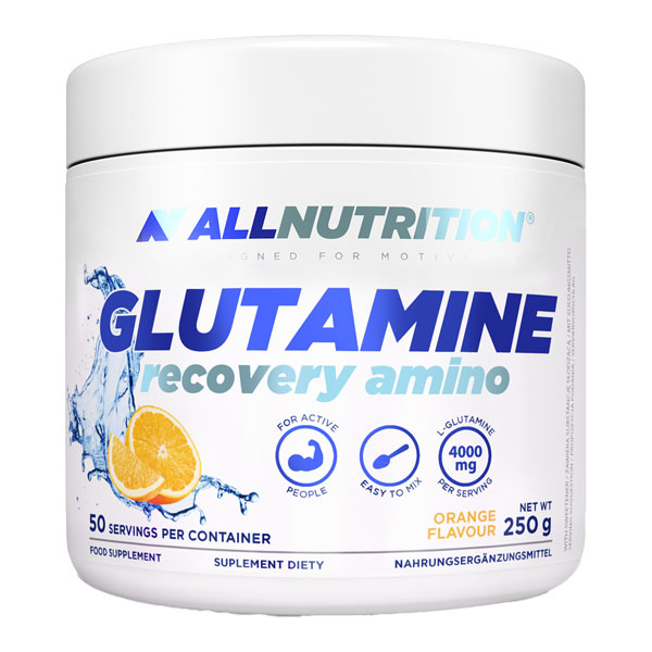 مکمل گلوتامین ریکاوری آمینو 250 گرم آل نوتریشن | Glutamine Recovery Amino Allnutrition - SAYRO FIT