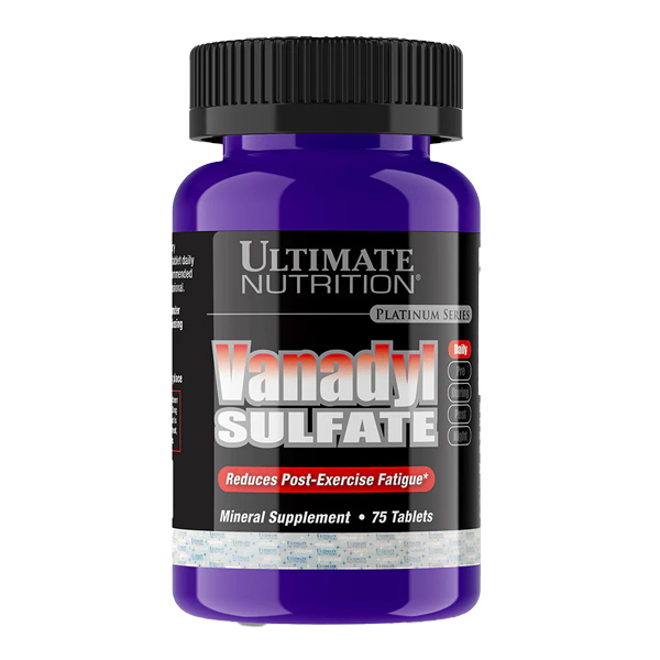  وانادیل سولفات التیمیت ناتریشن 75 کپسول |  Ultimate Nutrition Vandyl Sulfate - SAYRO FIT