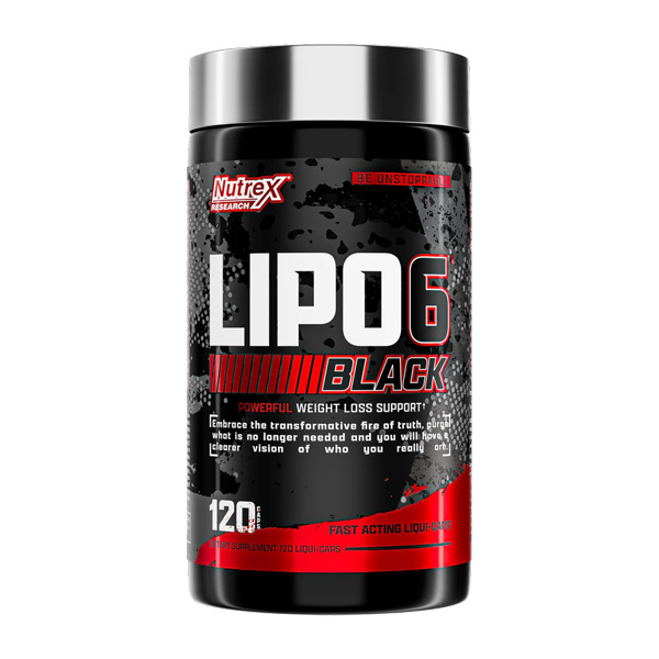 چربی سوز لیپو 6 بلک ناترکس 120 کپسول | Nutrex Lipo-6 Black - SAYRO FIT