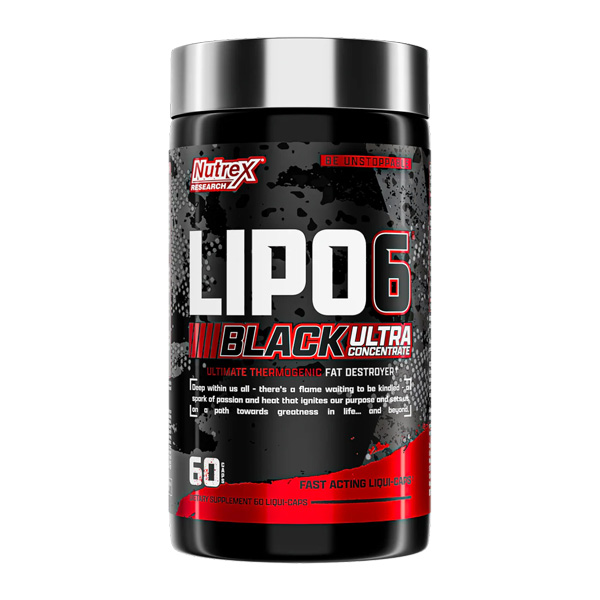 چربی سوز لیپو 6 بلک ناترکس 60 کپسول | Nutrex Lipo-6 Black - SAYRO FIT