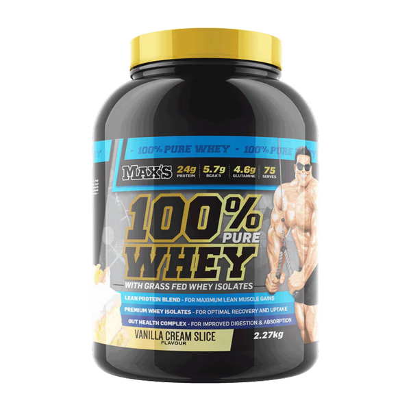 پروتئین وی 100% مکسز 2270 گرم | Max's Whey Protein - SAYRO FIT