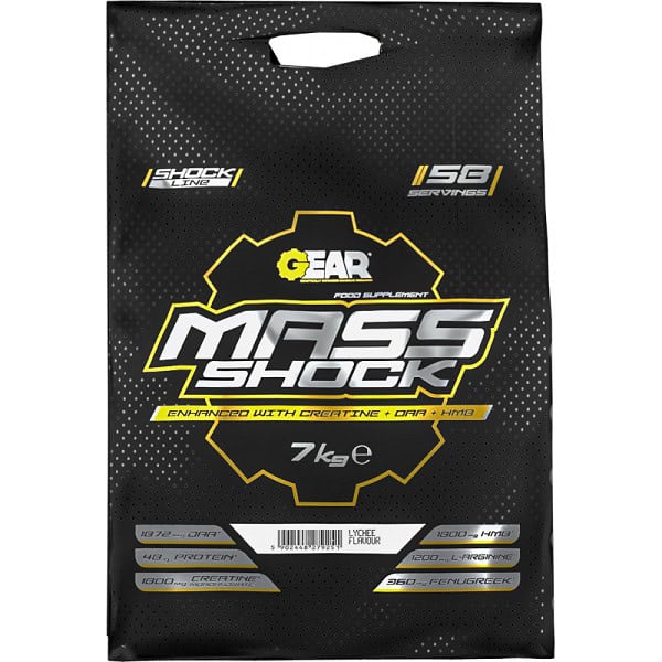 مس گینر شاک گیر نوتریشن 7 کیلوگرم | GEAR Shock Nutrition Mass Gainer - SAYRO FIT